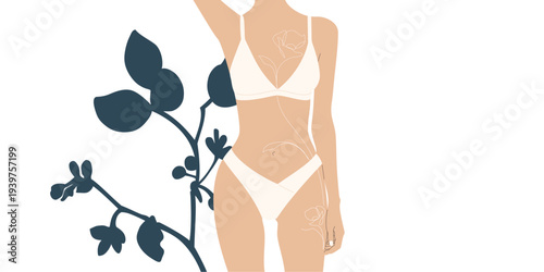  Girl with Flower Tattoo.