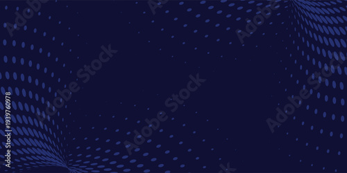 Blue Digital Technology Business Abstract or Science Background. Medical Research or Technology Innovation Online Webinar Presentation Event.