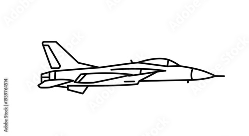 Fighter Jet Aircraft Military Plane.