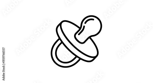 Baby pacifier comfort object.