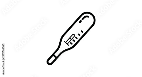 Digital thermometer device.