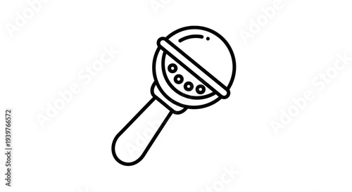 Baby musical instrument toy rattle.