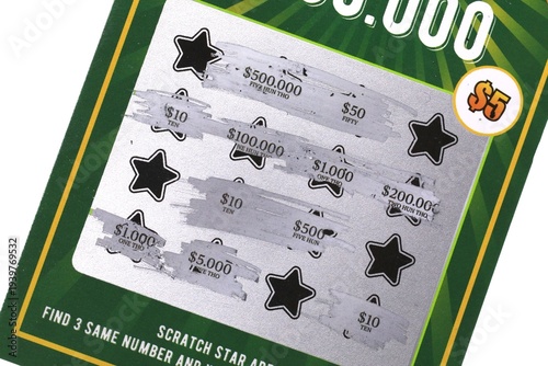 Lottery Ticket, scratch off type