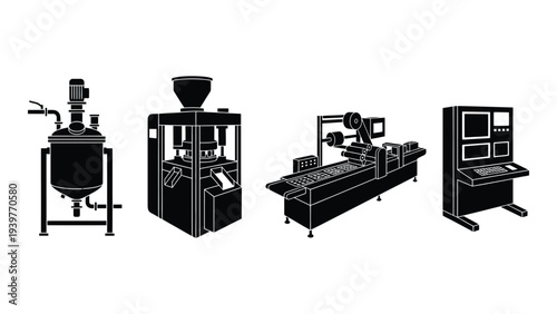 Industrial Machinery Equipment Manufacturing Factory Line