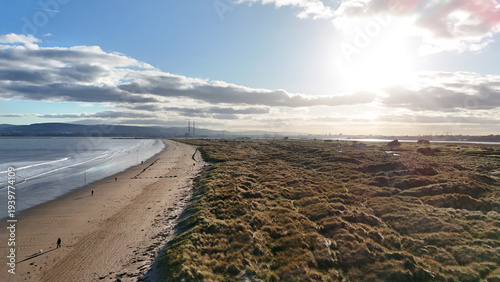 Photography Dollymount beach Aerial vew