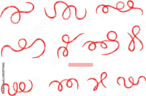 Hand-Drawn Wave Brush Lines. Abstract Vector Strokes for Creative Artwork, Decorative Patterns and Dynamic Poster Designs. Symbolizing Motion, Playfulness, Artistic Expression