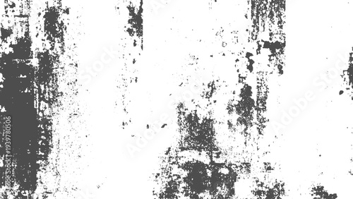rough distressed texture overlay vector effect Black and white distressed overlay texture with gritty grunge surface abstract vector background