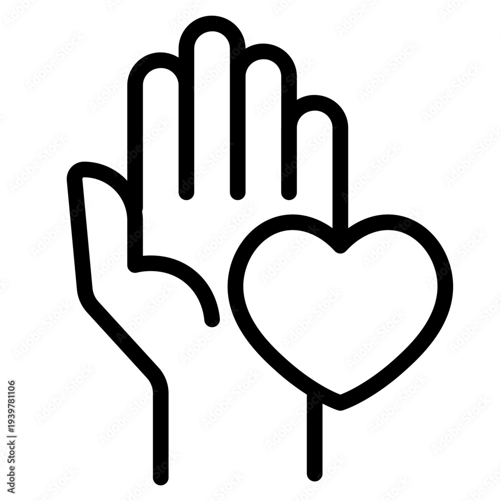 Obraz premium volunteer icon