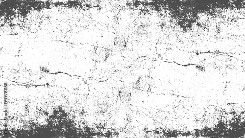 rough distressed texture overlay vector effect Black and white distressed overlay texture with gritty grunge surface abstract vector background