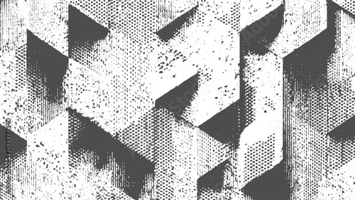 texture overlay creating grunge vector background Monochrome splattered paint effect with rough texture overlay abstract vector backdrop