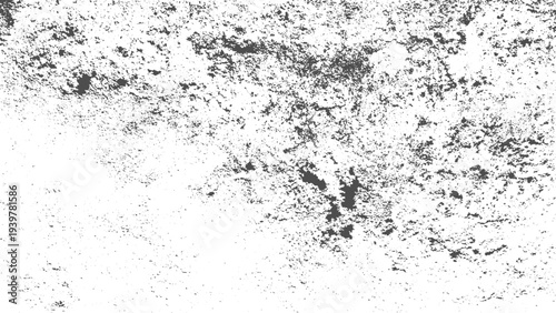 grain scratches and distressed vector texture Distressed black and white scratched grain texture vector with gritty monochrome abstract surface