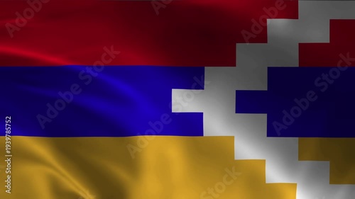 This high-quality waving flag animation represents the national pride and identity of a country. The realistic fabric simulation shows the flag gently moving in the wind, creating a natural.