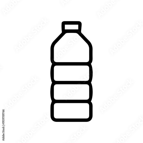Water Bottle Outline Icon