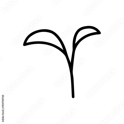 Small Plant Sprout Icon