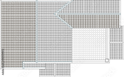 Modern Multi-Level Home Elevation Plan for Civil Engineering Documentation Featuring Detailed Gable Roof Structures and Window Placement