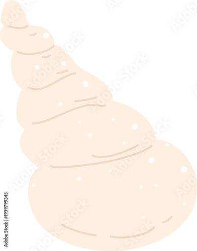 Seashell Spiral Cartoon