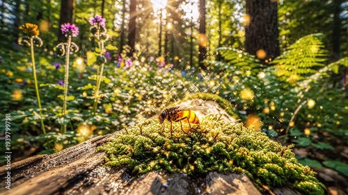 Wallpaper Mural moss on tree Torontodigital.ca