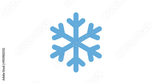 Snowflake Vector Illustration, Winter Season Design, Festive Holiday Graphic for Christmas & New Year