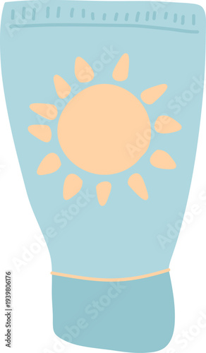 Sunscreen Tube Doodle
