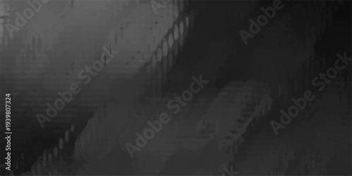 Dark Grayscale Abstract Texture with Blurred Streaks and Repeating Pattern Elements vector illustration