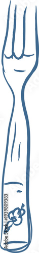 Fork Doodle Sketch