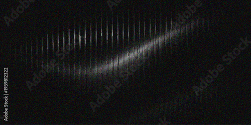 Abstract blue glowing light rays and flowing wave lines motion loop on a dark digital background