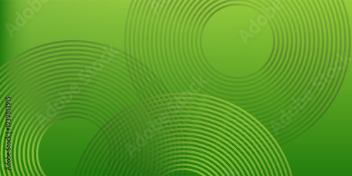 abstract grenn background with cirle shapes eps10
