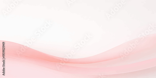 Soft pink and blue abstract waves create a flowing silk texture with light motion and wavy curves for a modern vector wallpaper design