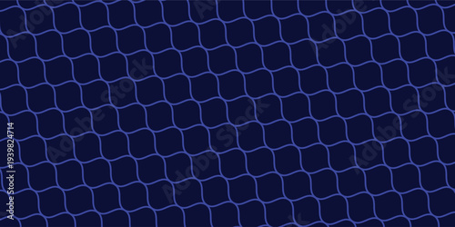 Abstract net background blue for sports, Mesh texture for fishing nets. Seamless pattern for sportswear or soccer goal, volleyball net, basketball hoop, hockey, athletics. Eps10
