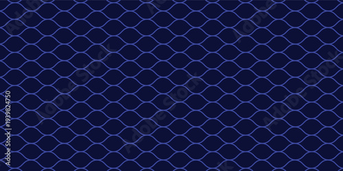 Abstract net background blue for sports, Mesh texture for fishing nets. Seamless pattern for sportswear or soccer goal, volleyball net, basketball hoop, hockey, athletics. Eps10