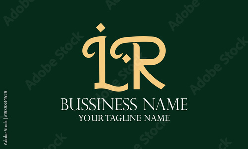 LR L lr initial logo | initial based abstract modern minimal creative logo, vector template image. luxury logotype logo, real estate homie logo. typography logo. initials logo