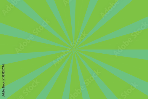 A refreshing pattern featuring alternating shades of green and teal radiating from a central point