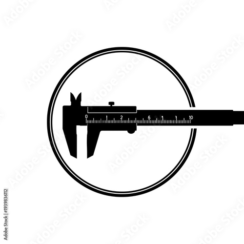 Vernier Caliper Measurement Tool Precision Instrument.