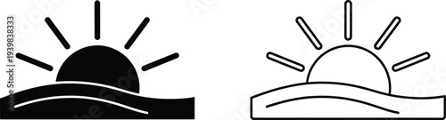 Black and white egg shapes Vector