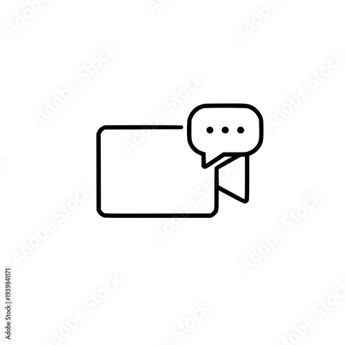 Video Call Camera Outline Icon