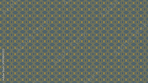 Pixel art ornamental chain link pattern for vintage game interface and retro digital wallpaper design