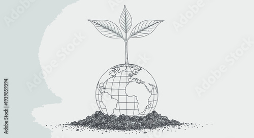 Sustainable growth sprouting from a thriving Earth