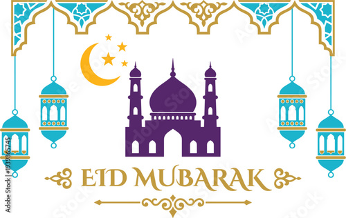 A visually rich graphic design embodying the spirit of communal joy and spiritual reflection during an important cultural and religious observance