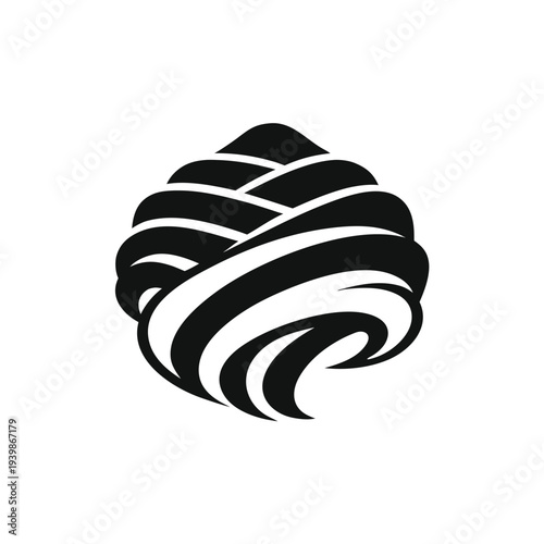 Traditional Balochi Turban Cultural Headwear Icon