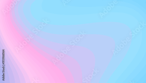 Soft Pastel Pink and Blue Fluid Wave Background