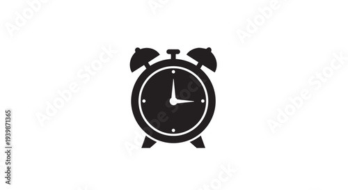 Alarm clock icon symbolizes the importance of deadlines and time management concepts.