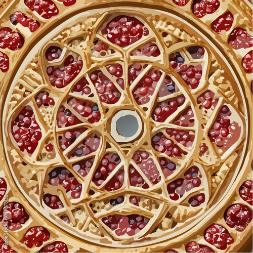 ベリーパイのクローズアップ