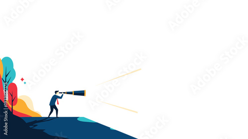 Man and woman stacking yellow emoji faces with expressions ranging from happy to sad on a business graph background representing feedback.