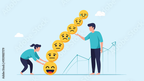 Large hand holding a magnifying glass to inspect a tiny businessman standing on a white background representing detailed research and auditing.