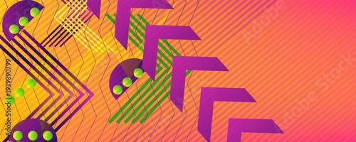 New cocktail Bright color design backgrounds juicy background with geometric elements template summerPrint