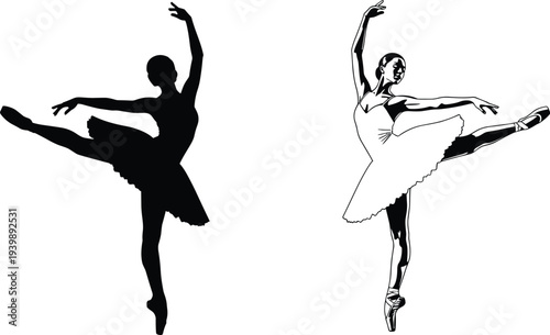 Female Tennis Player Silhouettes Collection Set Featuring Serving Swinging and Running Poses for Women Sports Team Graphics Mascot Logos and Apparel