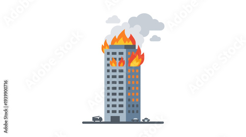 buildings burned down by war