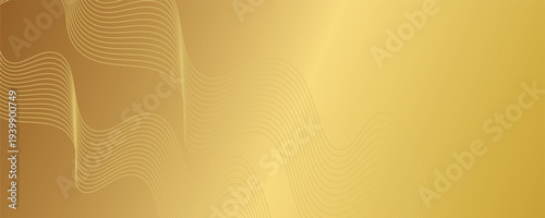 Golden yellow background texture. Metallic gold color 3d wavy smooth silky texture. eps10,website, presentation