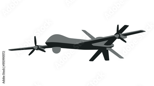 a military drone for bombing surveillance