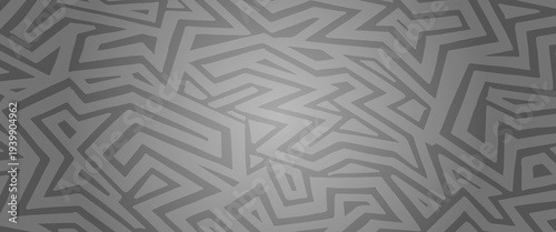 Modern Gray Urban Geometric Abstract Pattern. A sophisticated vector background featuring sharp, edgy line art inspired by graffiti and street style. Ideal for trendy tech and sport branding.